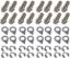 Header Bolt Kit - 12pt. 3/8-16 x 1in (16)
