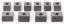 BBM Shaft Hold Down Clamps (10pk)