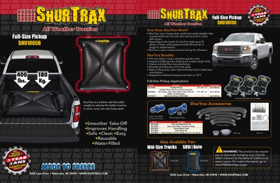 Full-Size Pick-UP Sell Sheet