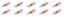 Valve Stem Core Steel Set of 10