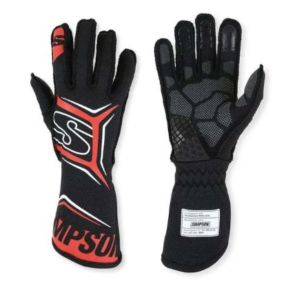 Glove Magnata Medium Black / Red SFI 3.5/5