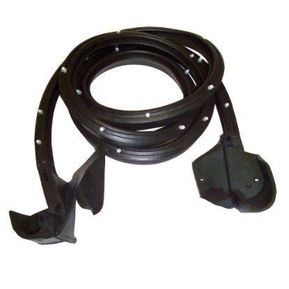 Door Weatherstrip with C lips and Molded Ends