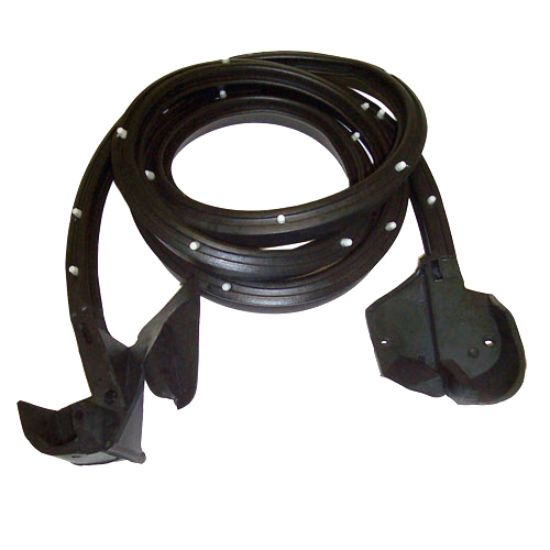 Door Weatherstrip with C lips and Molded Ends