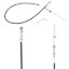 Throttle Cable LS1 48in Long Black