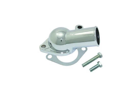 Water Neck Chrome Chevy Angle O-Ring Style