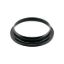 Air Cleaner Base 6-1/2in Flat Style Black