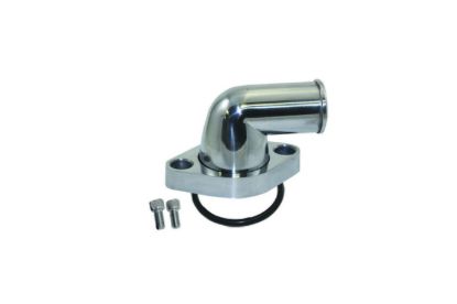 Chevy V8 Alum Swivel 90 Deg Water Neck Polished