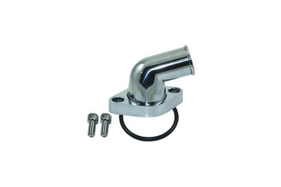 Water Neck SB Chevy 15 D egree O-Ring Polished