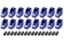 SBC Roller Rocker Arms 1.5 Ratio 7/16 Stud