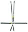 6pt Harness System SFI LatchLink Black HANS