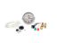 Pressure Gauge 2-5/8 Transmission Silver Face