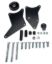 A/C Compressor Bracket BBC Long Water Pump Blk