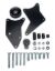 A/C Compressor Bracket BBC Short Water Pump Blk