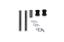 Ladder Pin Kit 3-3/4 Long Titanium W/ 1/2 Pin