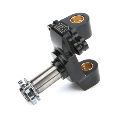Spindle With Titanium Snout W/ Lock Nut Black