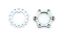 Steel Lock Nut Kit For Spindles Single