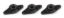 Mud Cover Install Plate 5/16-28 Thread Black 3pk