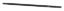 Throttle Rod Black 10-32 10in Long Aluminum