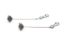 Top Wing Pin Titanium .875in x .25in Pair