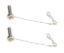 Aero Wing Tree Pin Kit 1/4x5/8 Pair Titanium