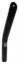 Front Wing Post Bent Foward Steel Black