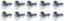 Oval Head Dzus Buttons .500 Long 10 Pack