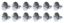 Large Head Dzus Buttons .500 Long 10 Pack