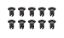 Allen Head Quick Turn Fastener .500 Black Alum