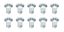 Allen Head Quick Turn Fastener .550 Steel Zinc