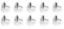 Allen Head Quick Turn Fastener .500 Plain Alum
