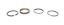 CS Piston Ring Set 4.500 Bore .043 .043 3/16