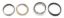 Piston Ring Set Max-Seal 4.125 Bore  Gapless Top
