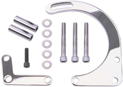 2pc. Lower Alt. Bracket Chrome