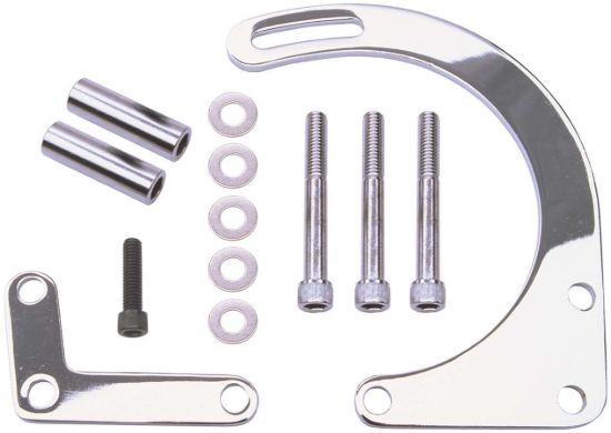 2pc. Lower Alt. Bracket Chrome