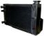 Radiator 18 Wide x 10 High Mini Sprint Black