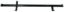 Front Axle Torsion Bar Wingless Mini Sprint BLK
