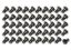 Oval Head Button Alum Black .500 Long 50 Pack