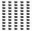 Oval Head Button Alum Black .550 Long 50 Pack