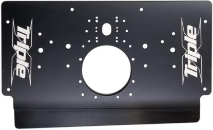 Sprint Car Rear Motor Plate Long Black