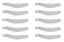 Tearoffs 12.25in Curved BEL 287 / SRV-8 Shields
