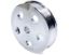 Serpentine Pulley - Polished Aluminum