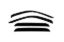 00-04 Dodge Dakota Quad Cab Ventvisor 4pc