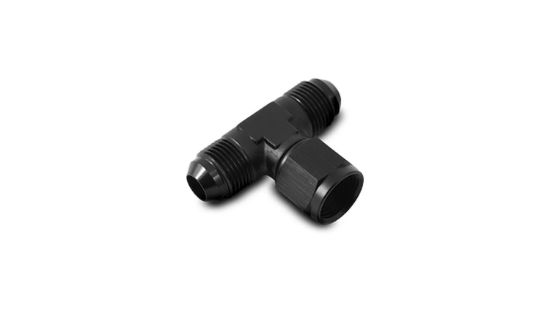 Tee Fitting -4AN with Female -4AN Swivel