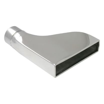 7.5in x 2in Rectang ular Stainless Steel Tip