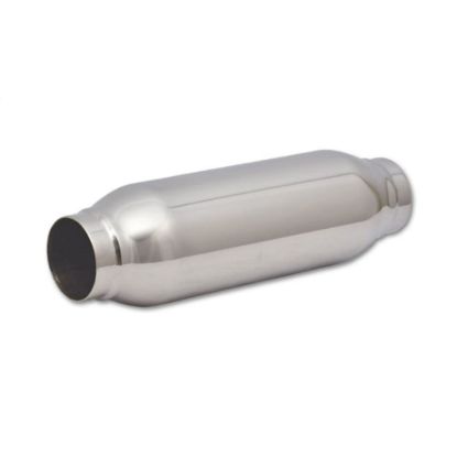 Bottle Style Resonator 2 .25in inlet/outlet x12in