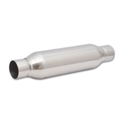Bottle Style Resonator 2 .5in inlet/outlet x 18in