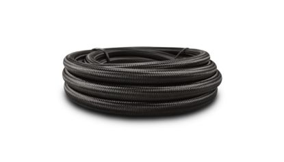 20ft Roll of Black Nylon Braided Flex Hose PTFE