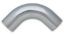 90 Degree Aluminum Bend 3.25in O.D. Polished