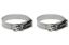 Stainless Steel T-Bolt C lamps (Pack of 2) - Clam
