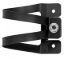 Drier Clamp Flush Mount w/Hardware Black